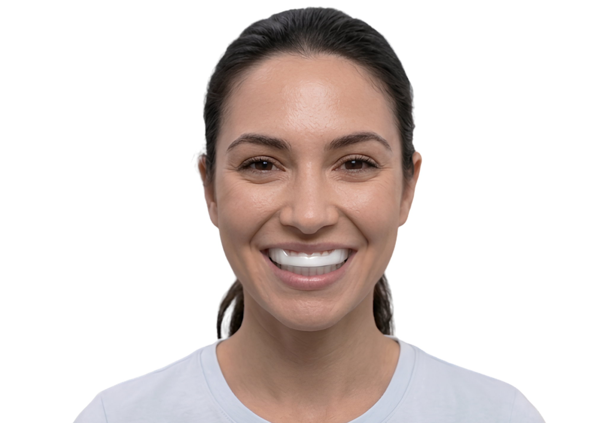 Happy woman waking up refreshed